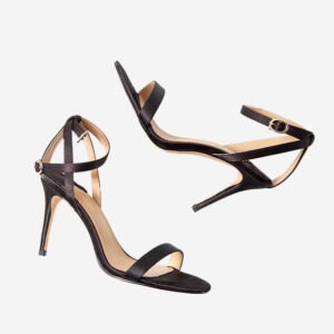 black high heels shoes